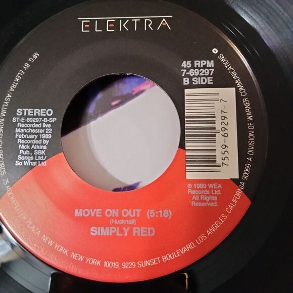 Simply Red If You Don't Know Me By Now 45 Record Elektra Asylum Records - Picture 5 of 6